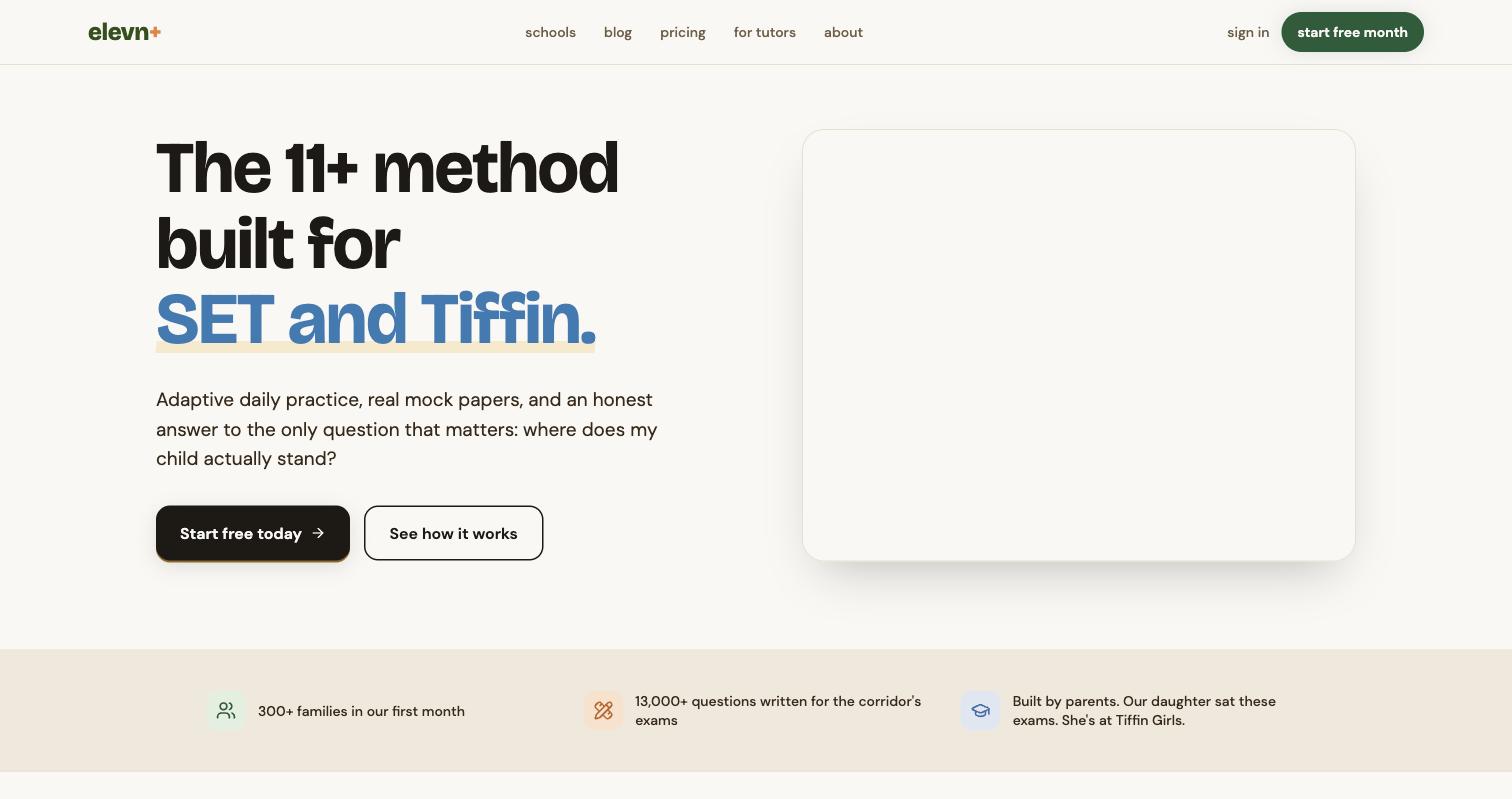 elevn+ product screenshot